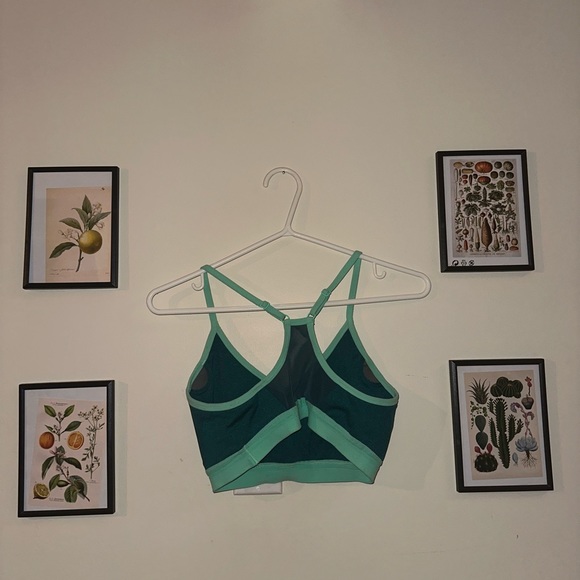 NIKE SPORTS BRA TEAL - Picture 2 of 2